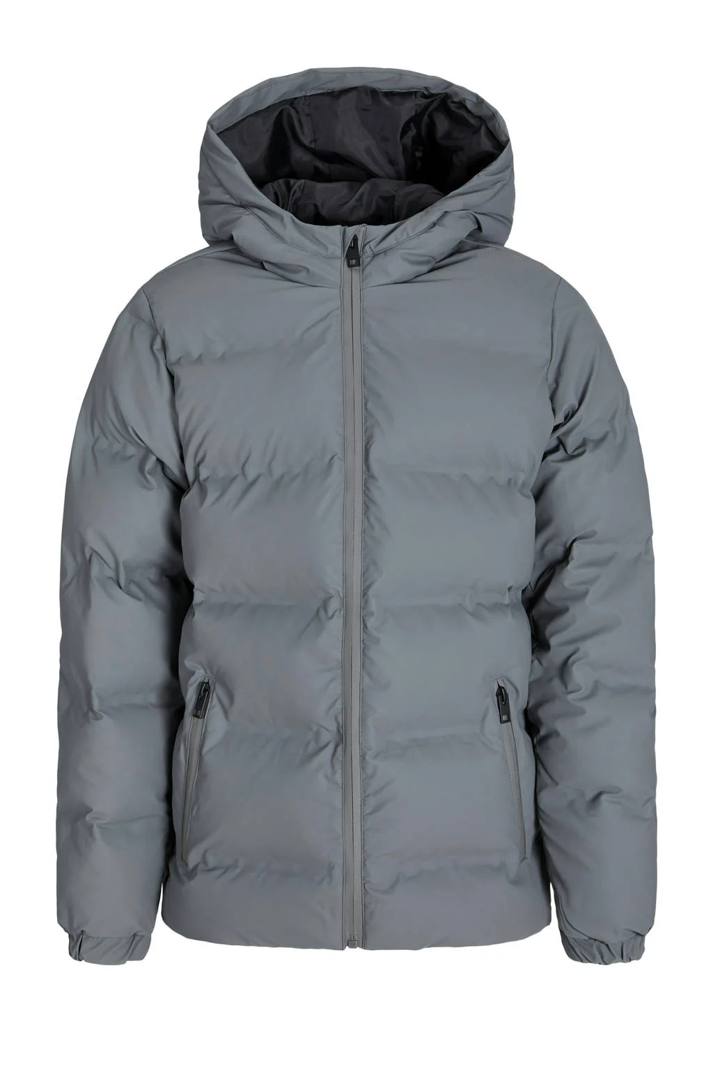 JACK & JONES JUNIOR gewatteerde jas grijs