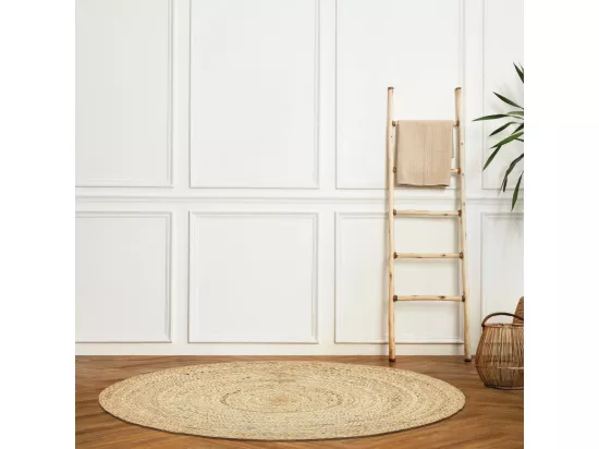 Tapis déco rond en jute 150x150cm