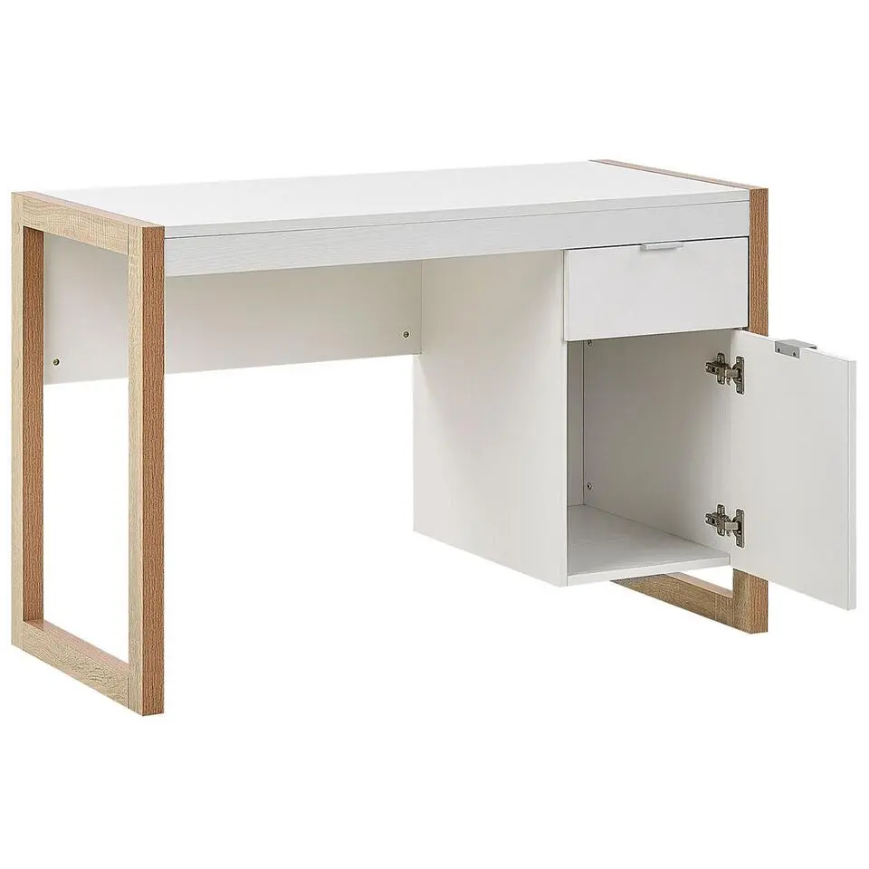 JOHNSON - Bureau - Wit - Vezelplaat