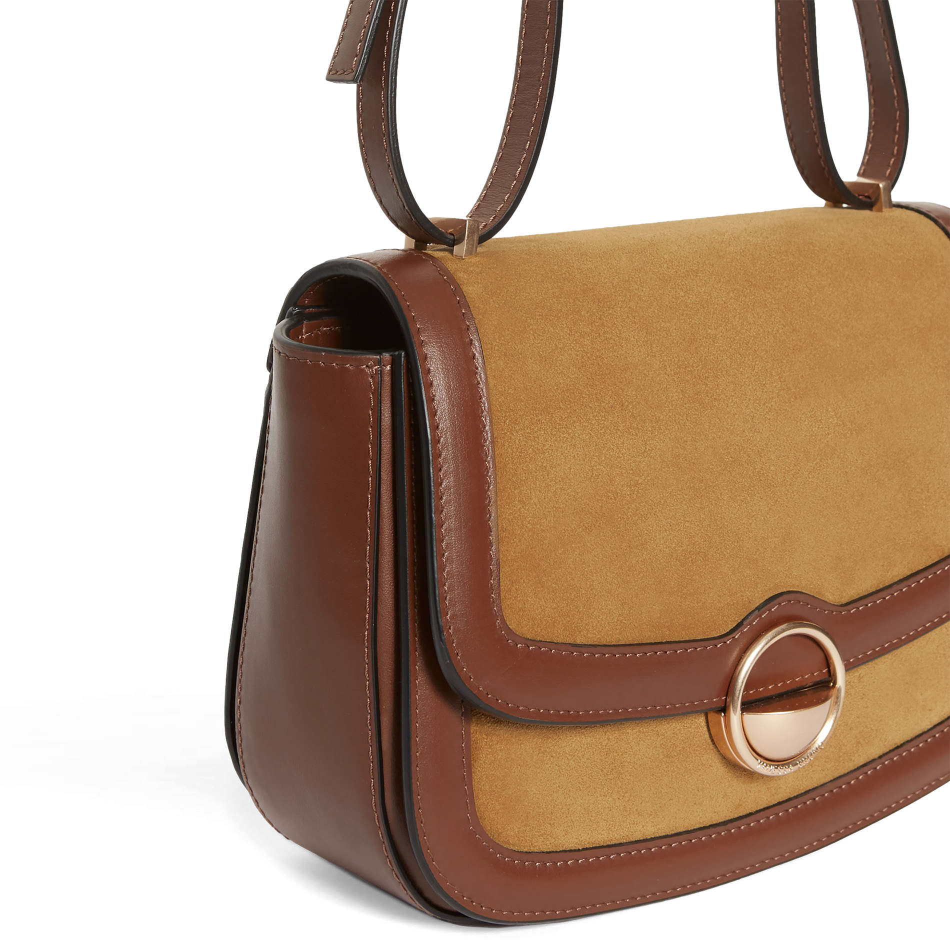Sac bandoulière en cuir | Marron