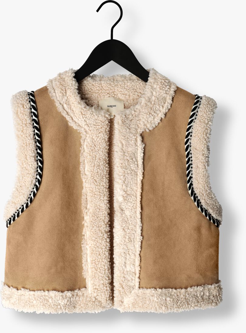 SUNCOO camel suncoo gilet edgar