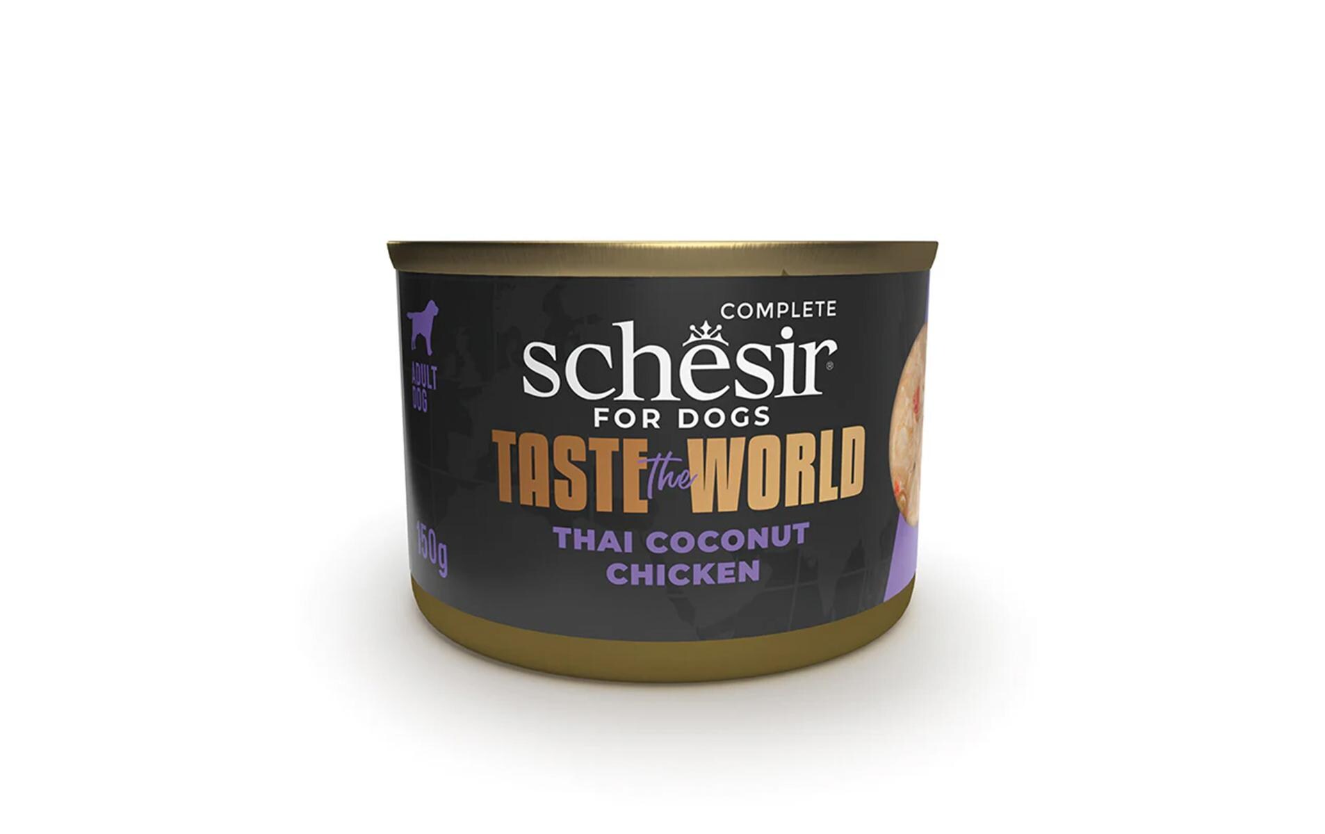Nassfutter Taste the World Thai-Huhn mit Kokosnuss, 150 gAlleinfuttermittel für ausgewachsene Hunde