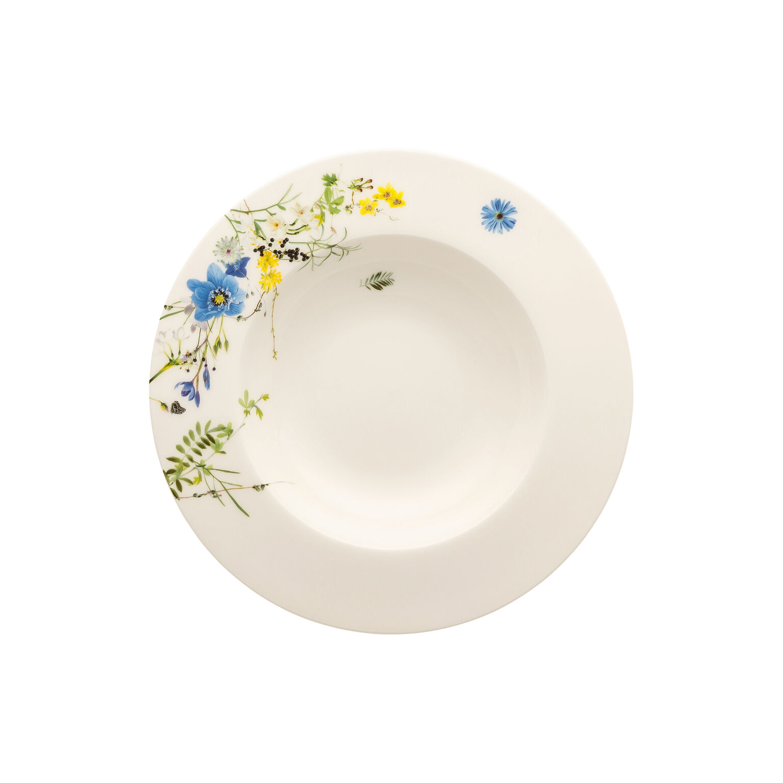 Brillance Bone China Fleurs des Alpes Suppenteller 23 cm Fahne