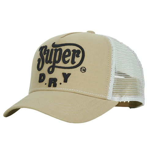 Superdry - DIRT ROAD TRUCKER CAP - Beige