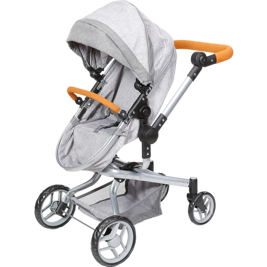knorr toys® Puppenwagen Boonk - stone brown grau