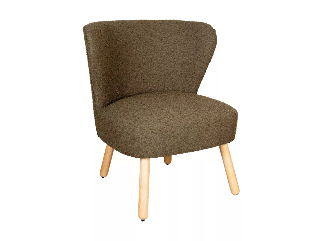 Fauteuil en bouclette coloré