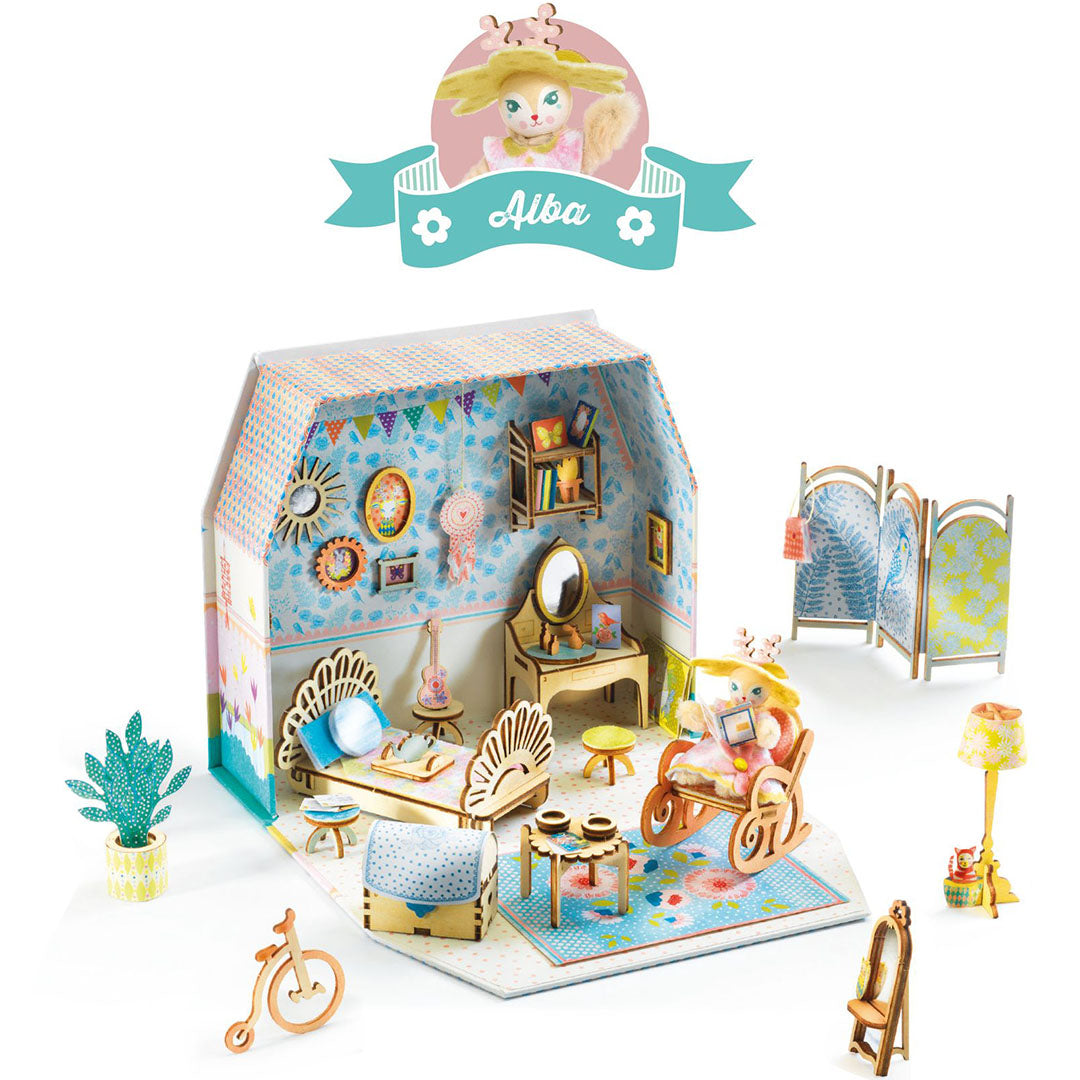 djeco knutselset mi house - alba