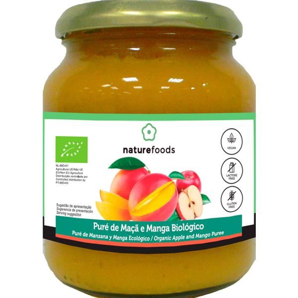 Naturefoods Puré Maçã Manga Bio