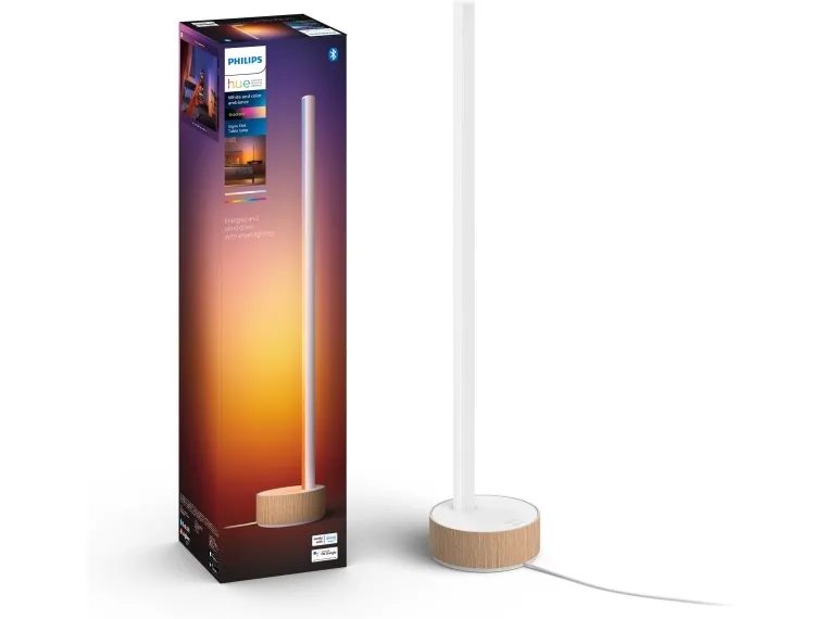 Philips Hue White and Color Ambiance Signe gradient - Bordlampe - Oak