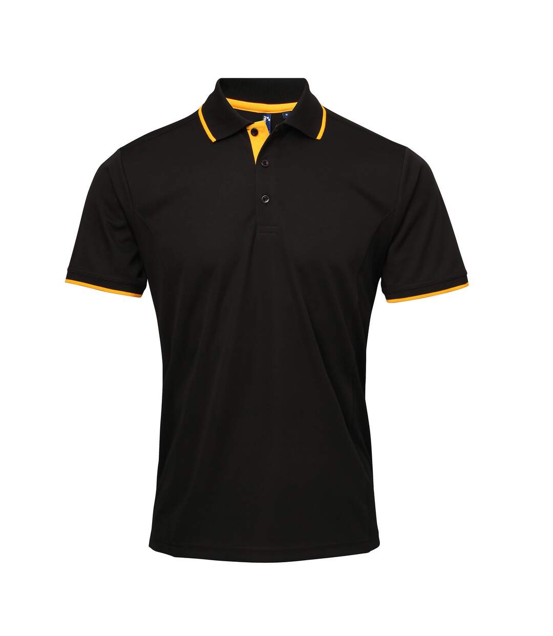Premier - Polo - Hommes (Noir/Jaune) - UTRW5520