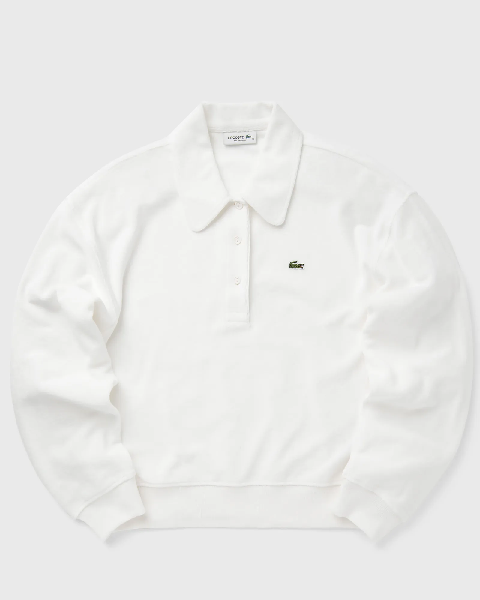 Lacoste Relaxed Fit Terry Knit Polo Sweatshirt