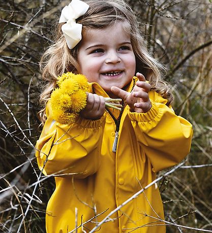 Mikk-Line Regnt?j m. Seler - PU - Recycled - Sunflower