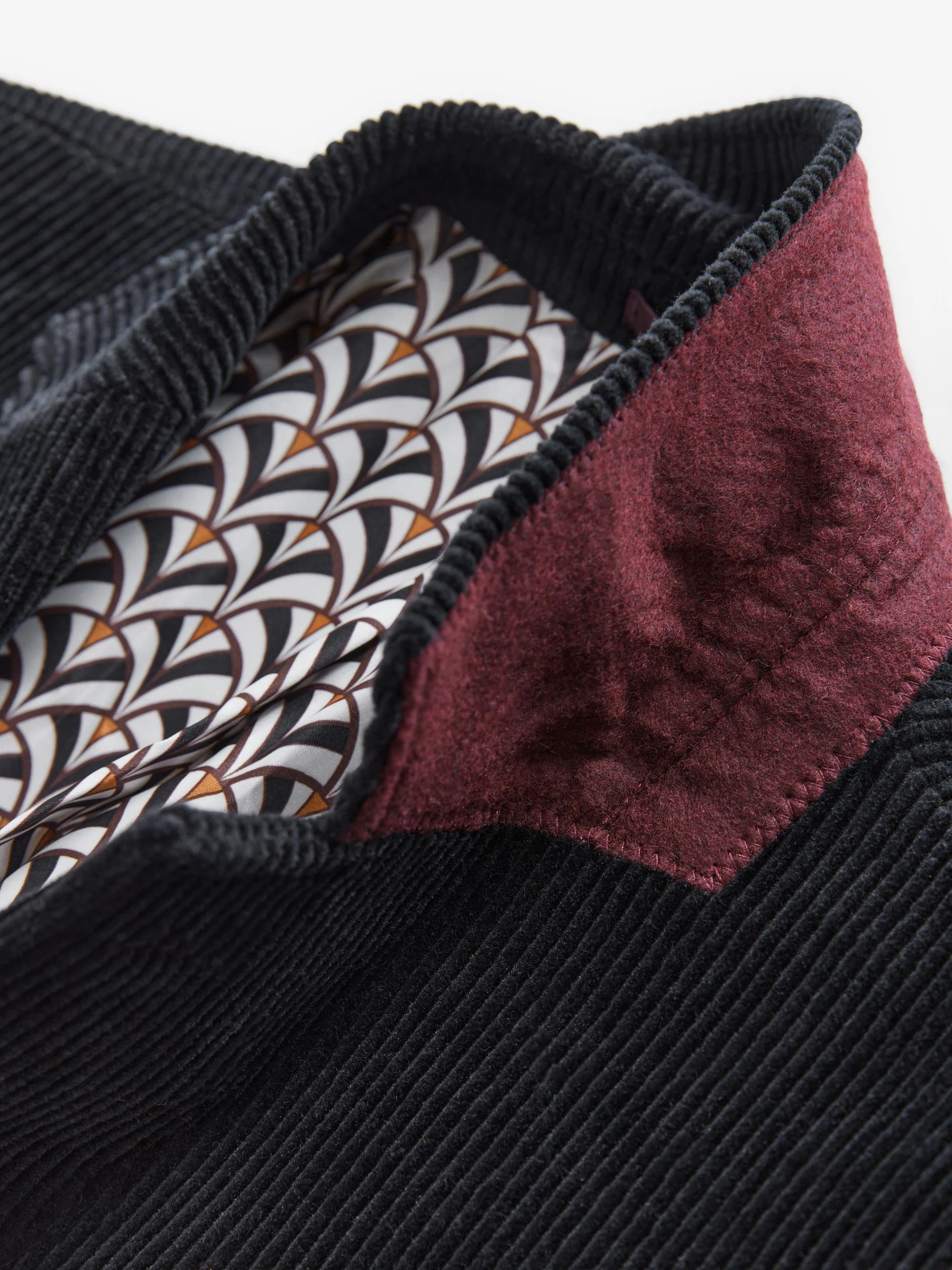 Zwart - Corduroy blazer