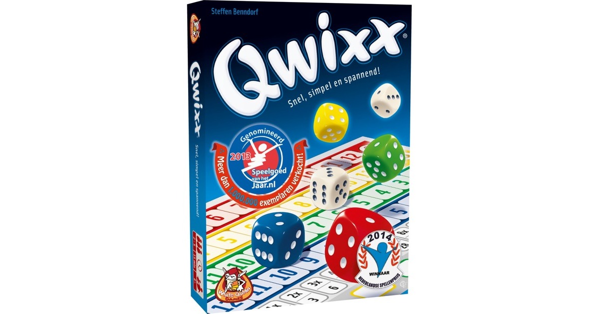 White Goblin GamesQwixx Dobbelspel  (Nederlands, 2 - 5 spelers, 15 minuten, Vanaf 8 jaar)