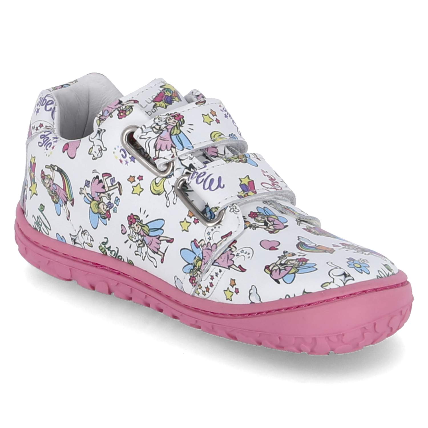 Lurchi Klettschuhe NOAH BAREFOOT - white-rose