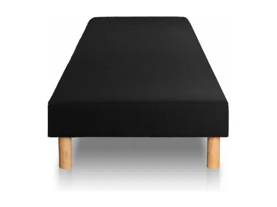 Ensemble Exclusive 90 x 200 cm sommier noir