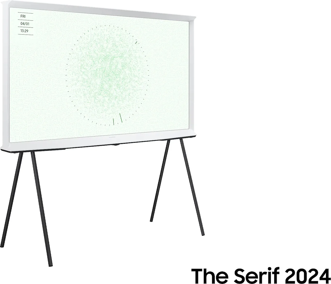 Samsung The Serif 2024 TQ55LS01D Blanc Lifestyle TV