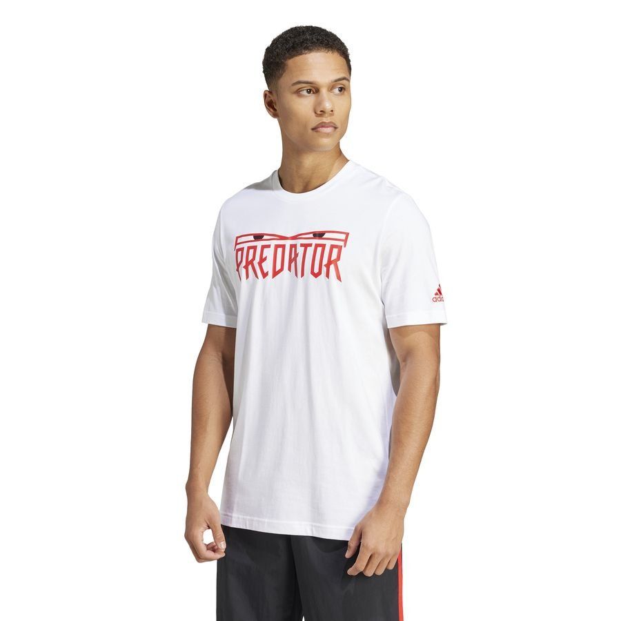 adidas T-Shirt Predator - Blanc/Rouge