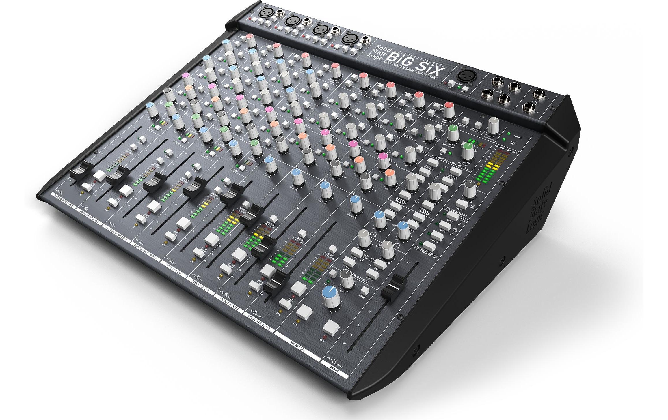 Mischpult BiG SiX<br>Analoges 12-Kanal-Studio-Mischpult