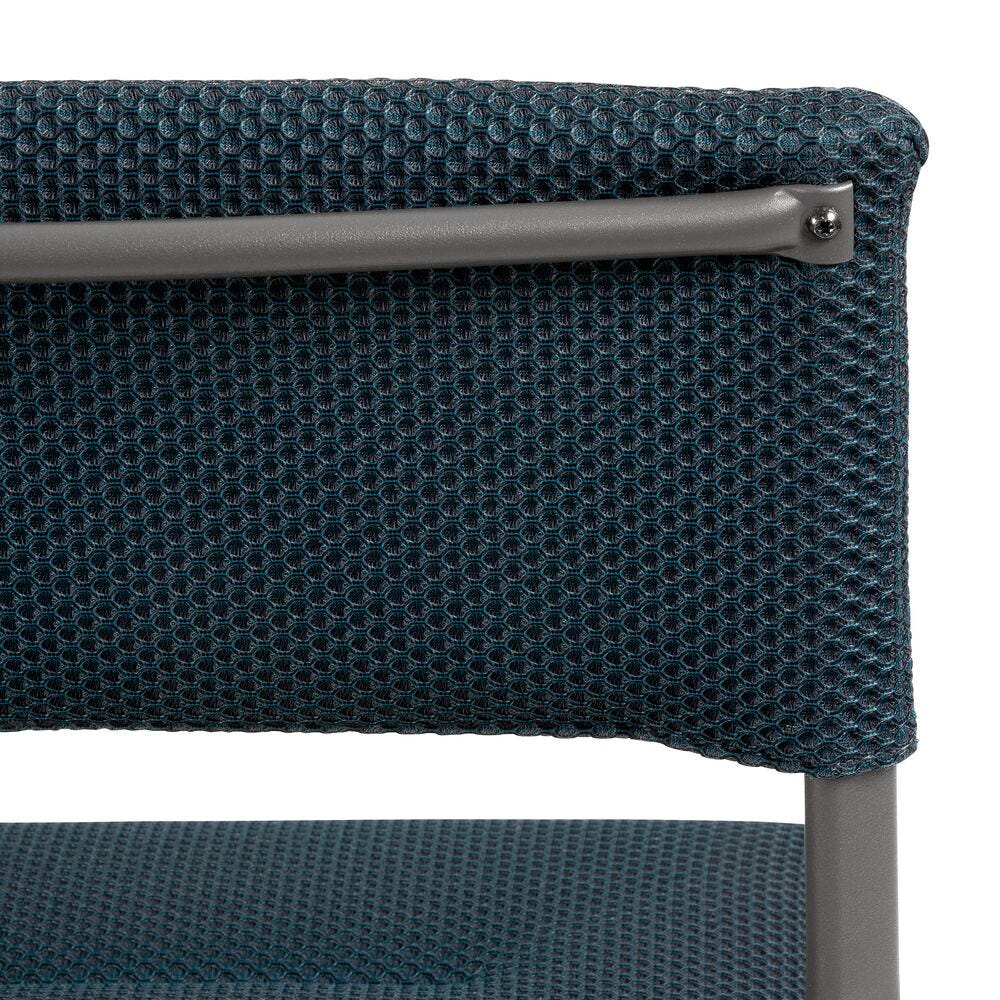 Gepolsterter Gartenstuhl Oron BeComfort® Blau Bleu Encre