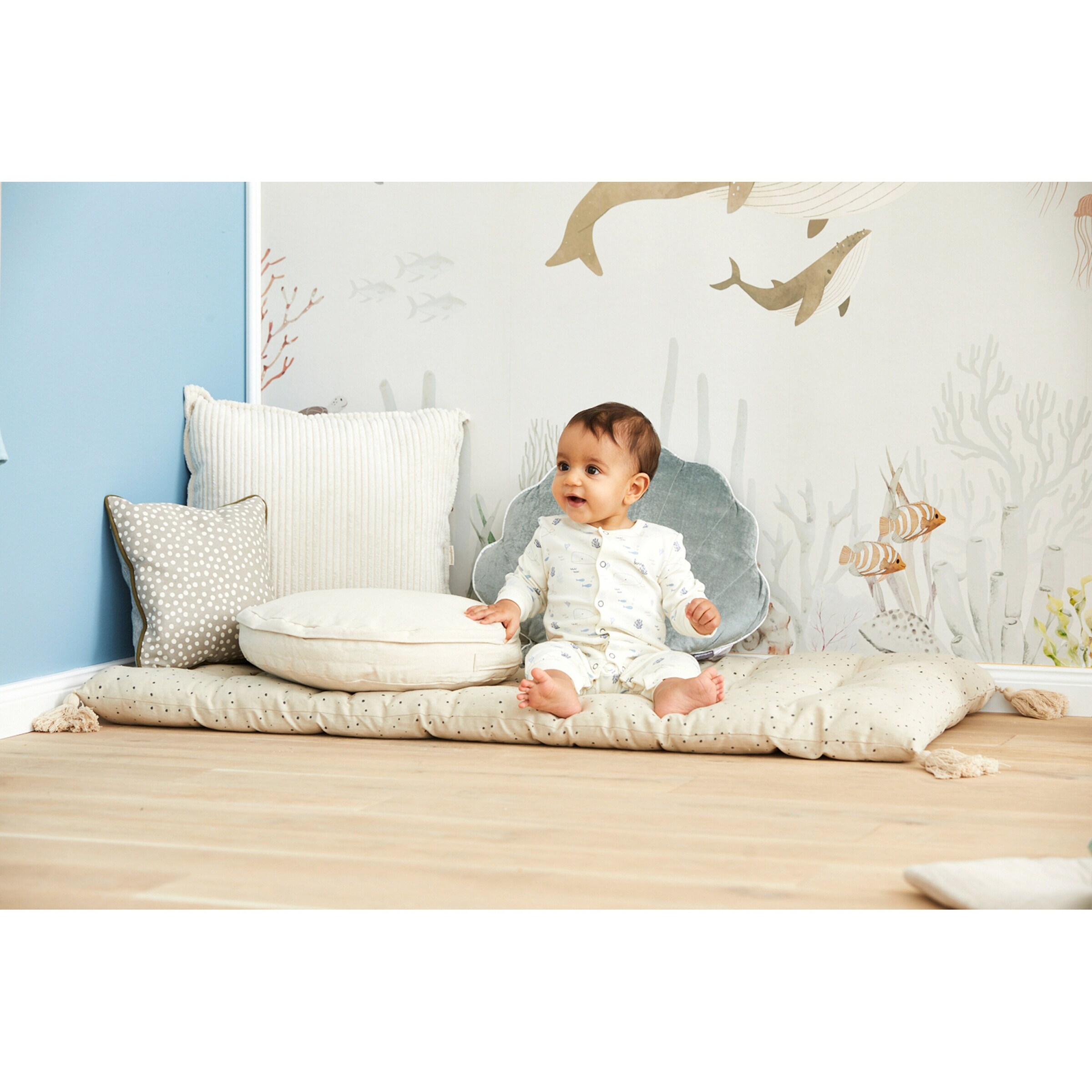 Bornino - Lieblinge Schlafoverall Ocean natur