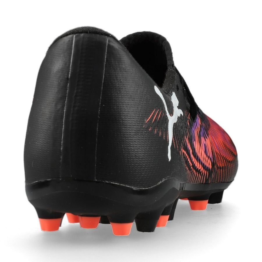 PUMA Future 8 Match Low MG Unlimited - Noir/Blanc/Glowing Red