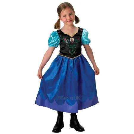 Rubies Kostüm FROZEN Anna Classic, Größe L 7-8 Jahre