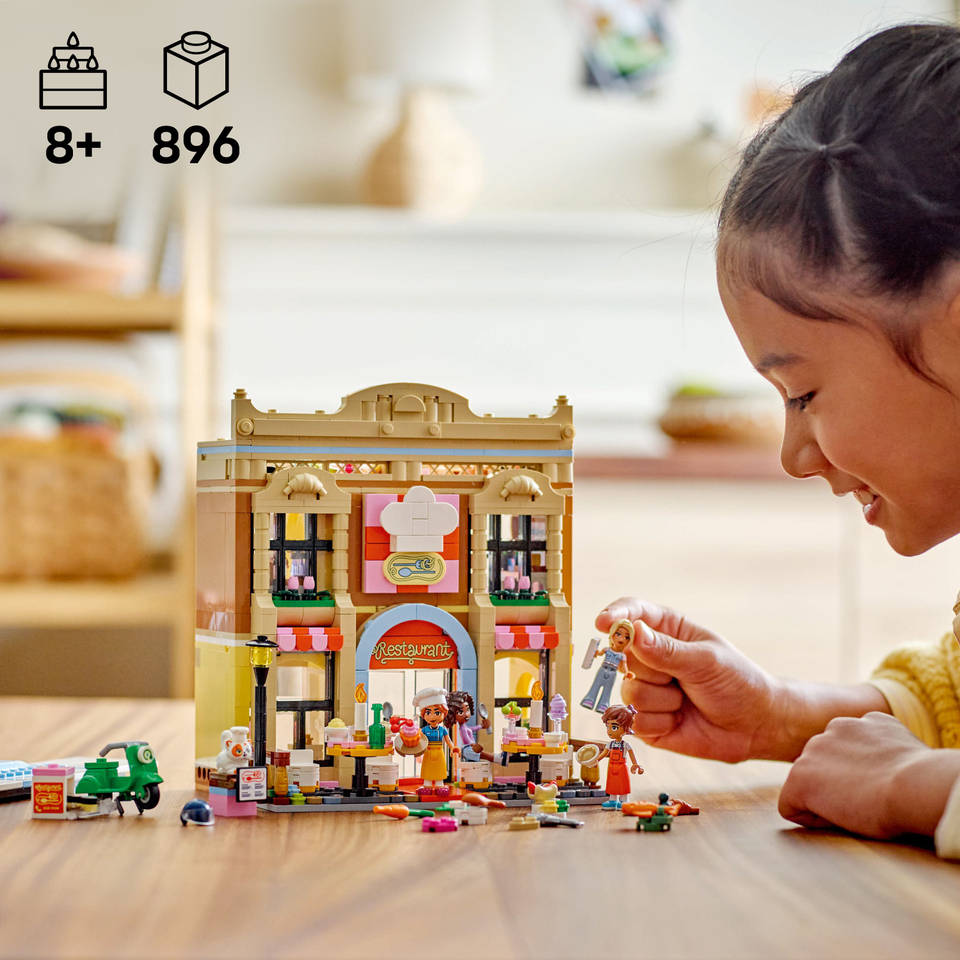 LEGO Friends restaurant en kookschool 42655