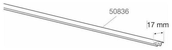 Thule 50836 Profil caoutchouc ProBar 17mm-THULE