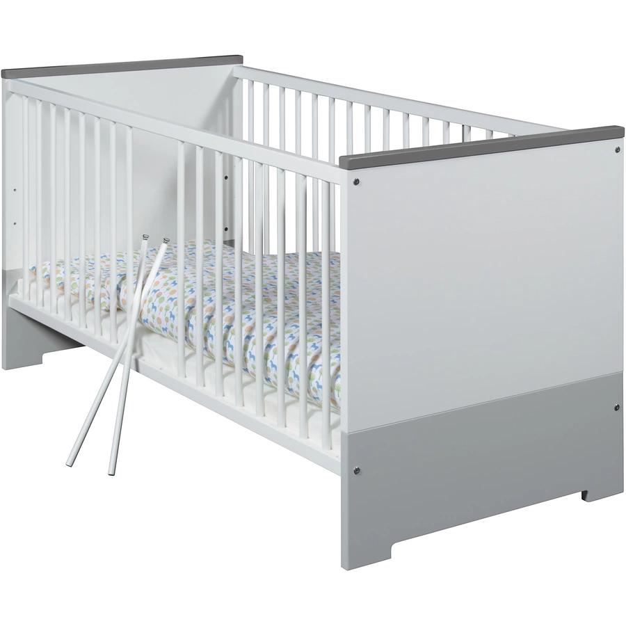Schardt Kombi-Kinderbett Candy Grey 70 x 140 cm