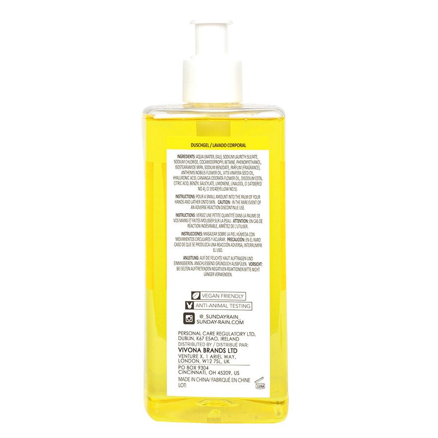 Sunday Rain Body Wash Chamomile & Ylang Ylang 440ml