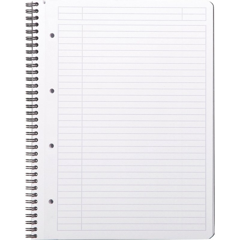 Cahier spirale Rhodia Greenbook A4+ 22,5 x 29,7 cm - ligné - perforé 4 trous - 160 pages - couverture polypropylène