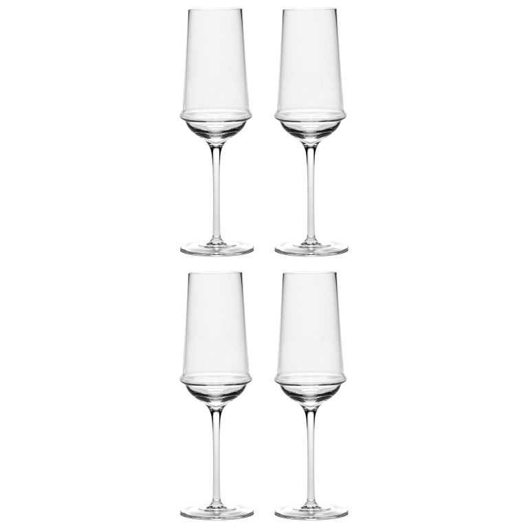 Serax Dune by Kelly Wearstler champagneglazen set van 4