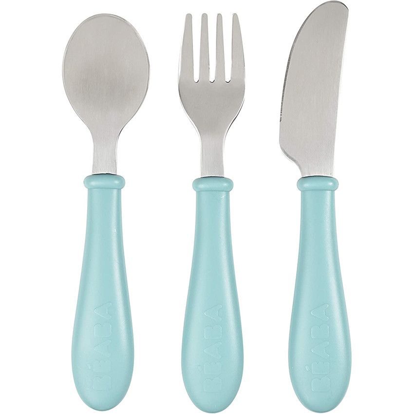 Set de 3 couverts en inox - Airy Green - Ecru