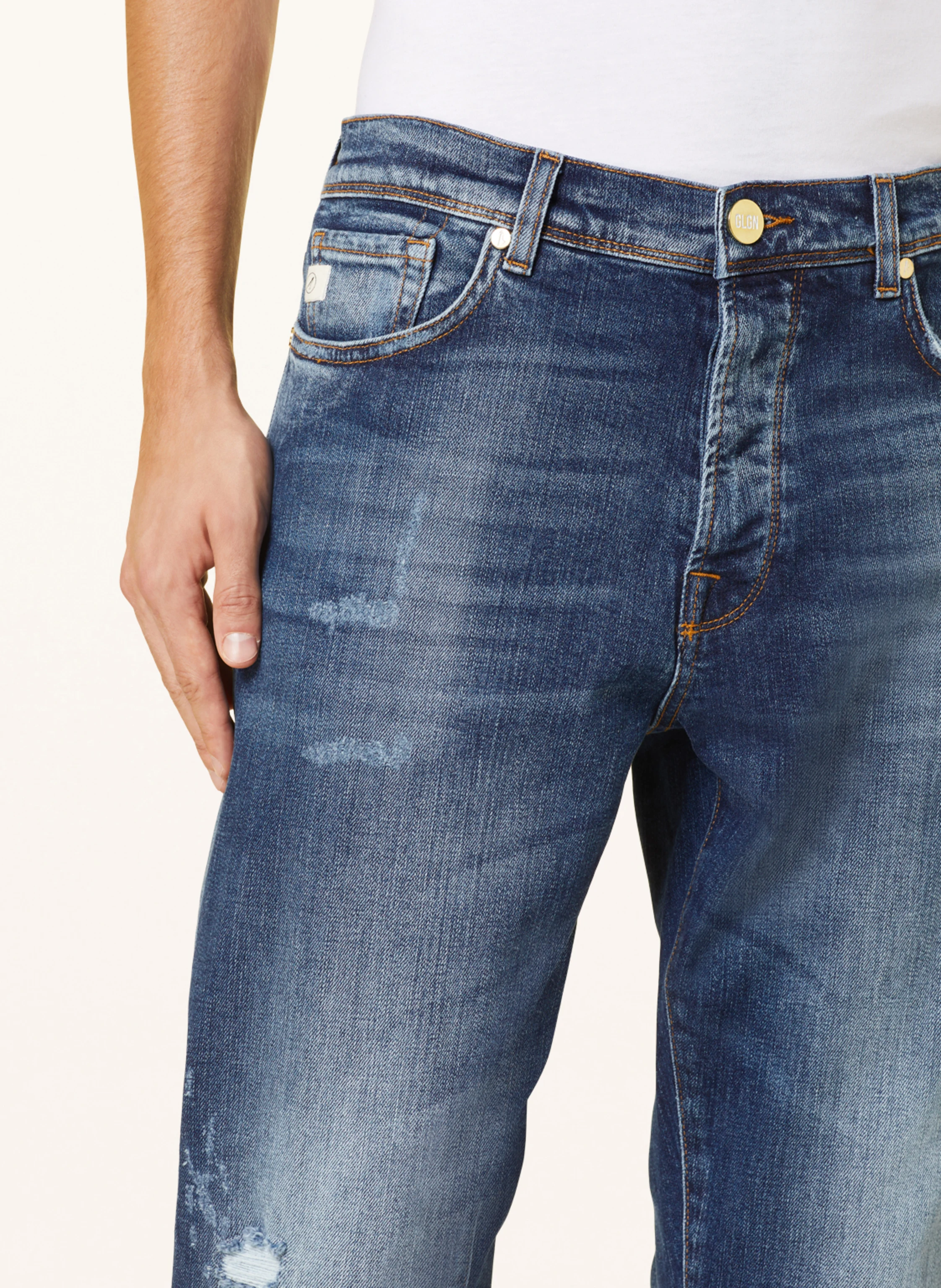 GOLDGARN DENIM Jeans RHEINAU Relaxed Cropped Fit mit verkürzter Beinlänge