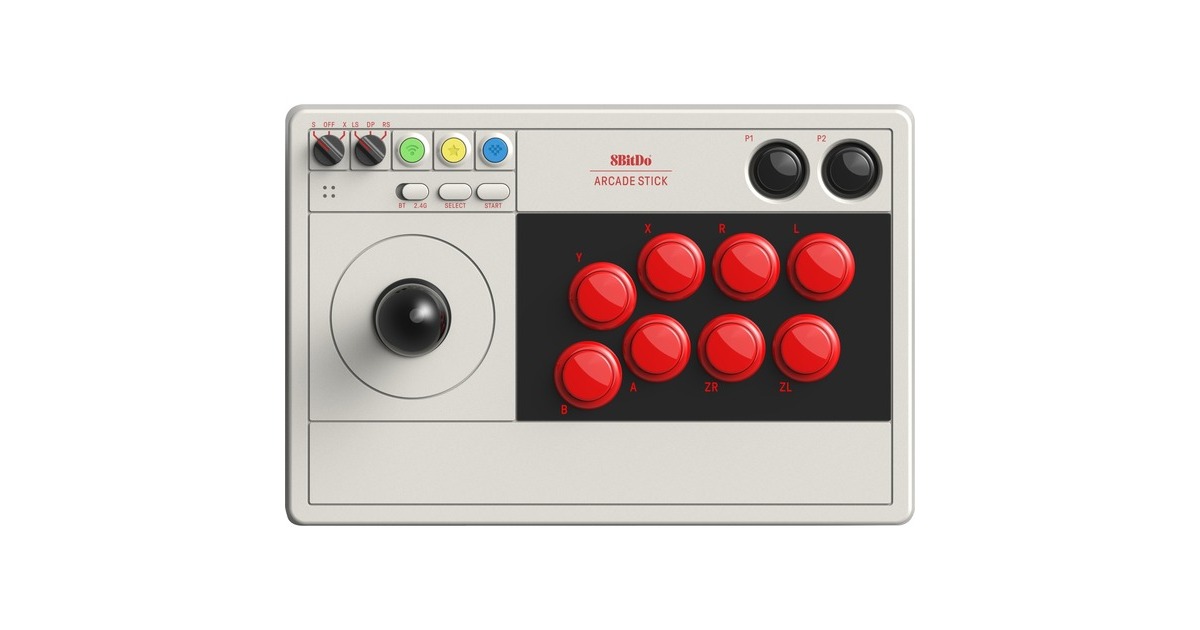 8BitDoArcade Stick gamepad  (Grijs)