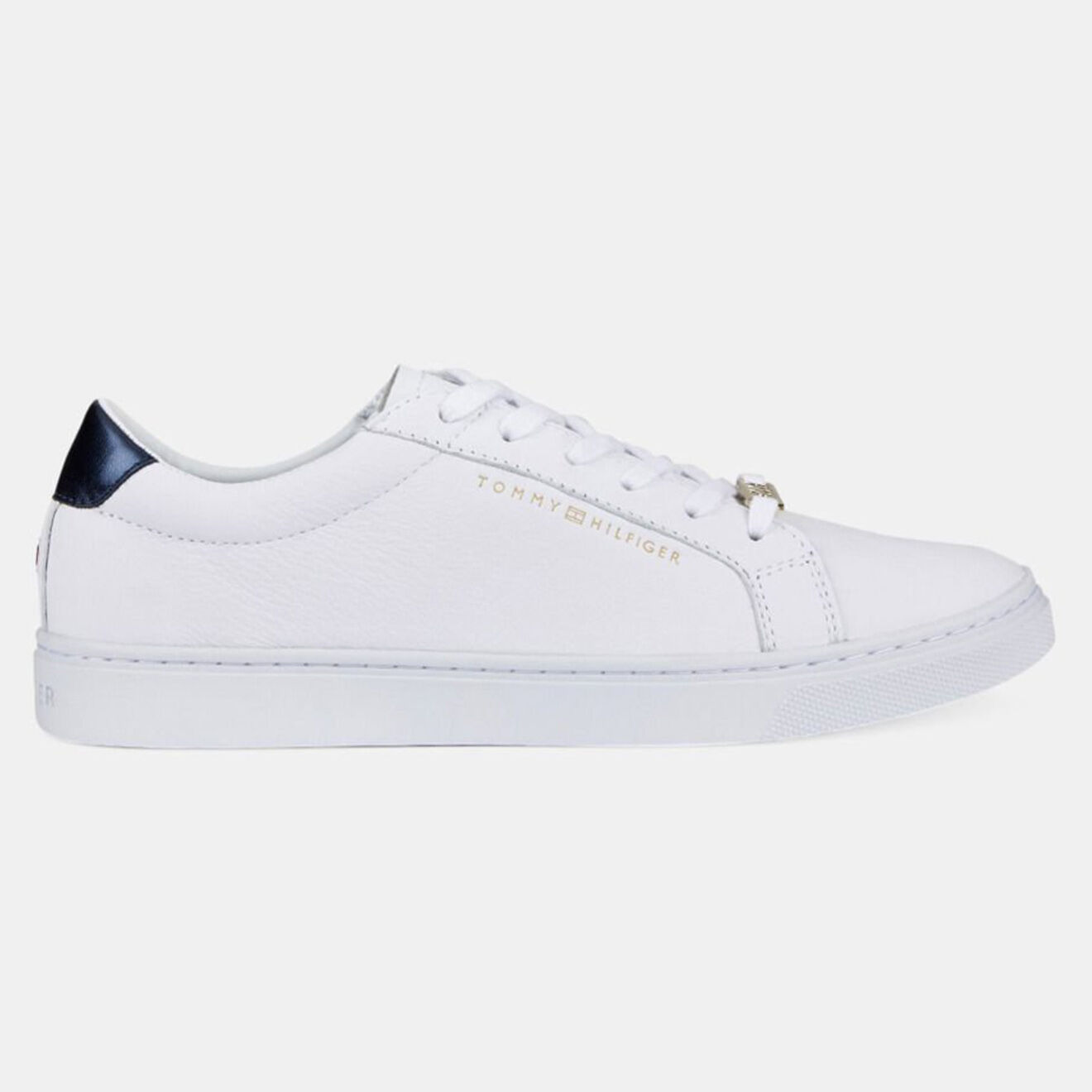 Tommy Hilfiger Baskets en Cuir Nos Tommy Essential blanches