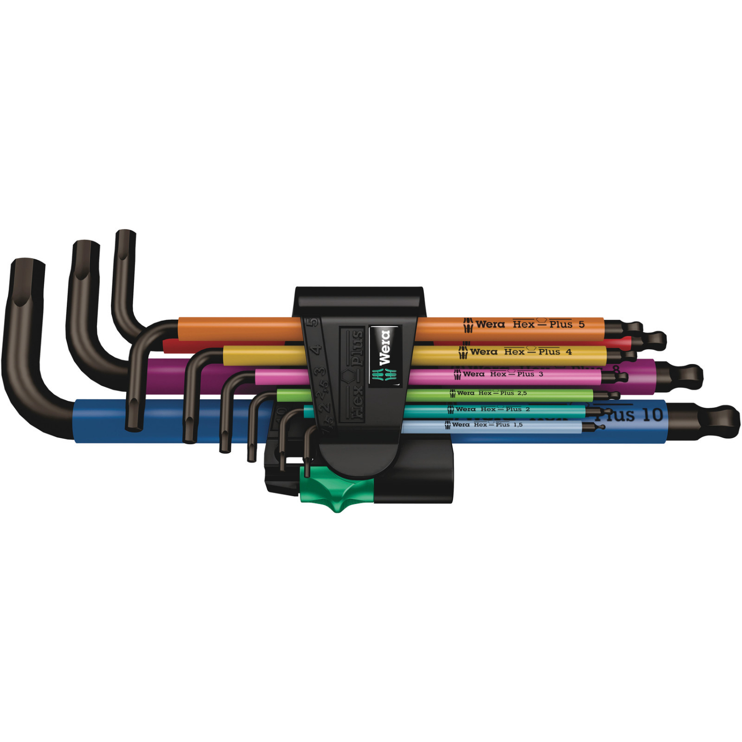Wera 05073593001 950 SPKL/9 SM N SB 9 Delige Hex-plus multicolour inbussleutel - 1.5-10mm