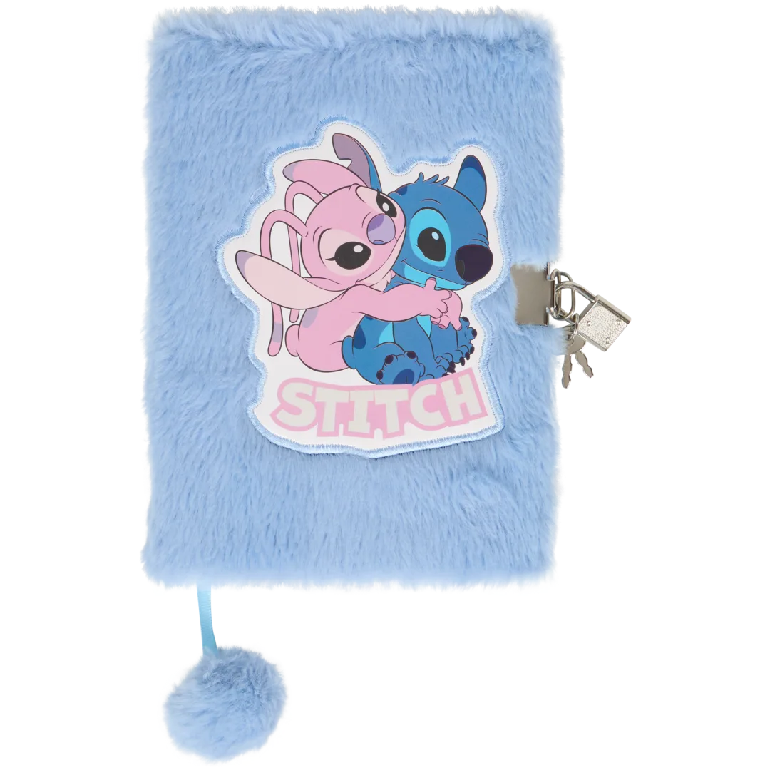 Carnet de notes en peluche avec cadenas