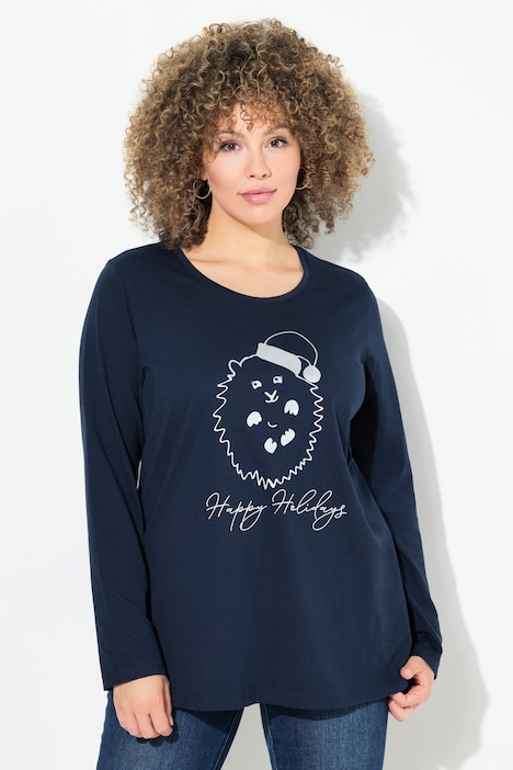 Weihnachtsshirt, Classic, Rundhals, Langarm