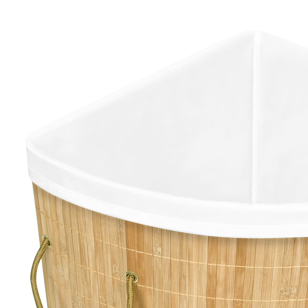 vidaXL Bamboe hoekwasmand 60 L
