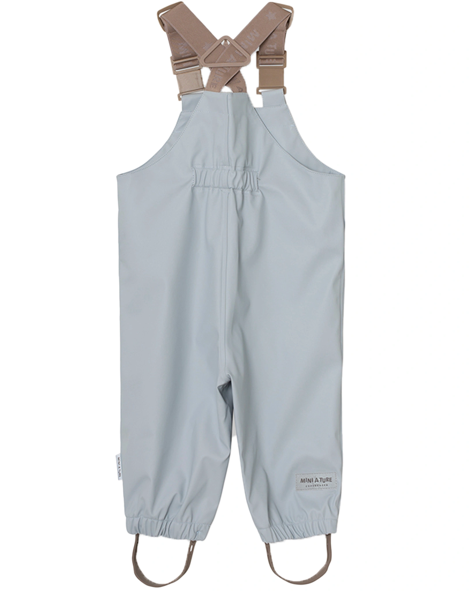 Regen-Latzhose MATRUBI in pearl blue