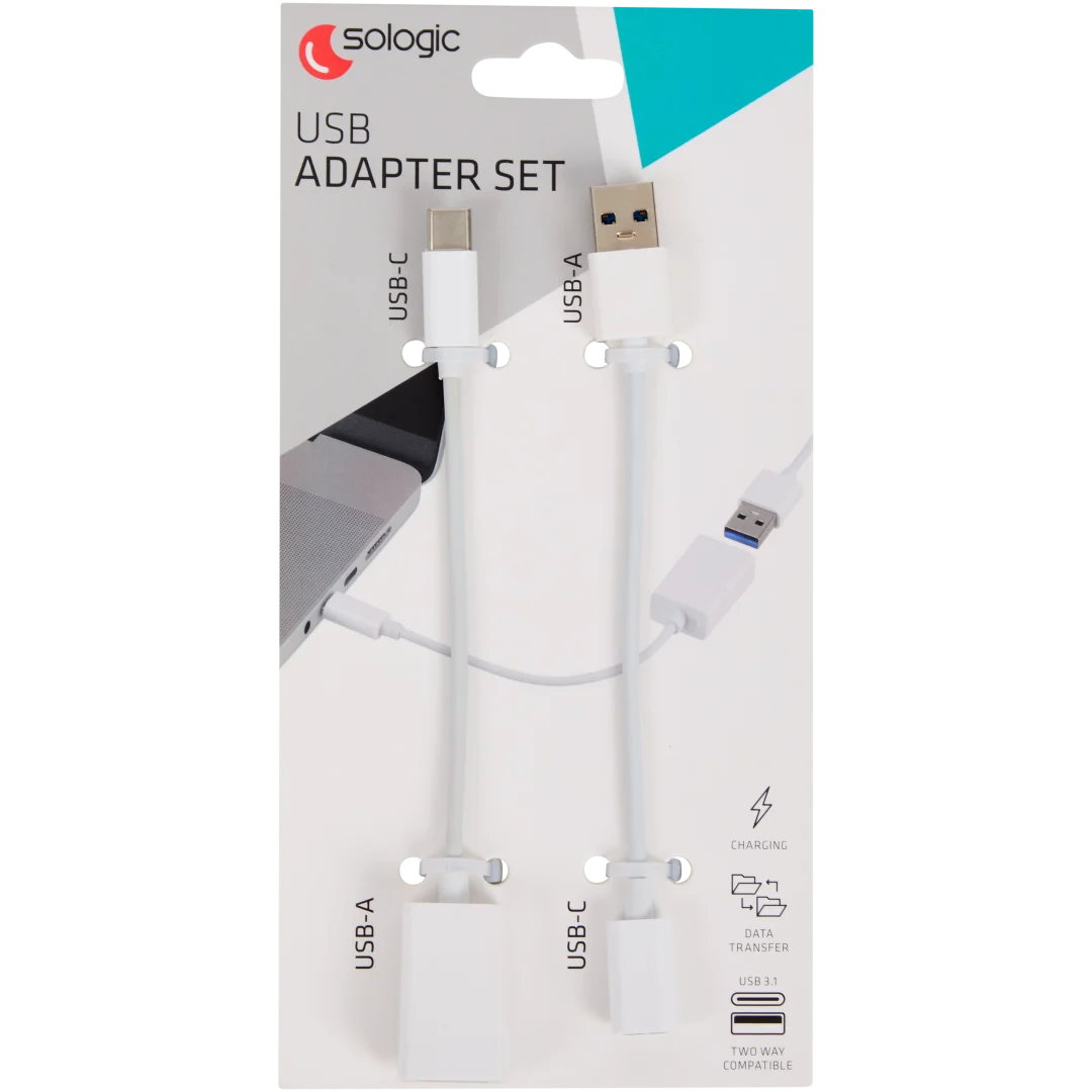 Lab31 USB-C-adapterset 2 stuks | diverse kleuren