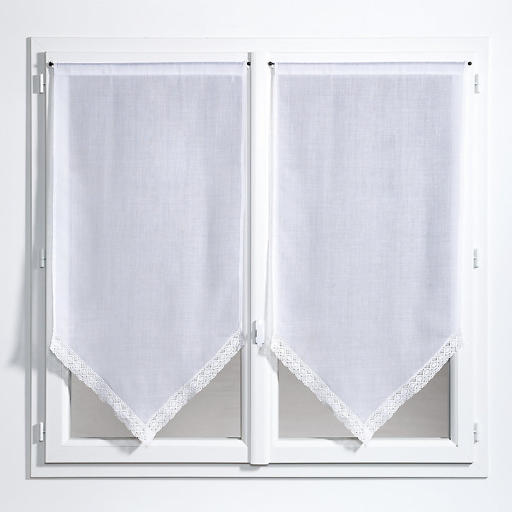 Paire de vitrage Jalousie l.45 x H.90 cm