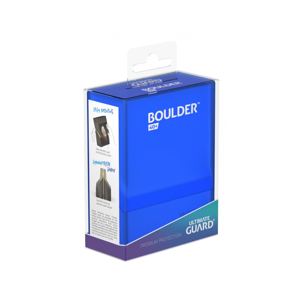 Ultimate Guard Boulder™ Deck Case 40+ taille standard Sapphire