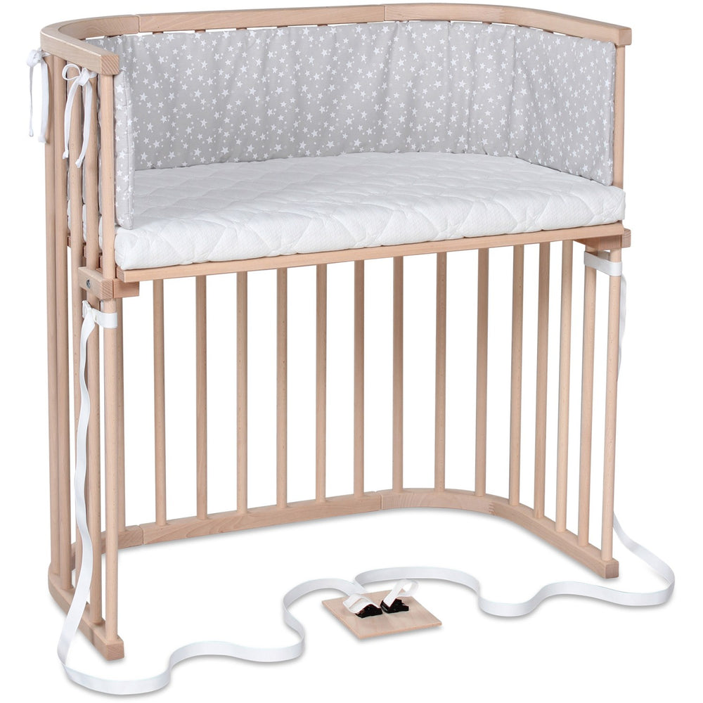 Køb babybay® Bedside Crib Natural Ubehandlet Boxspring Co-Sleeper Babyseng