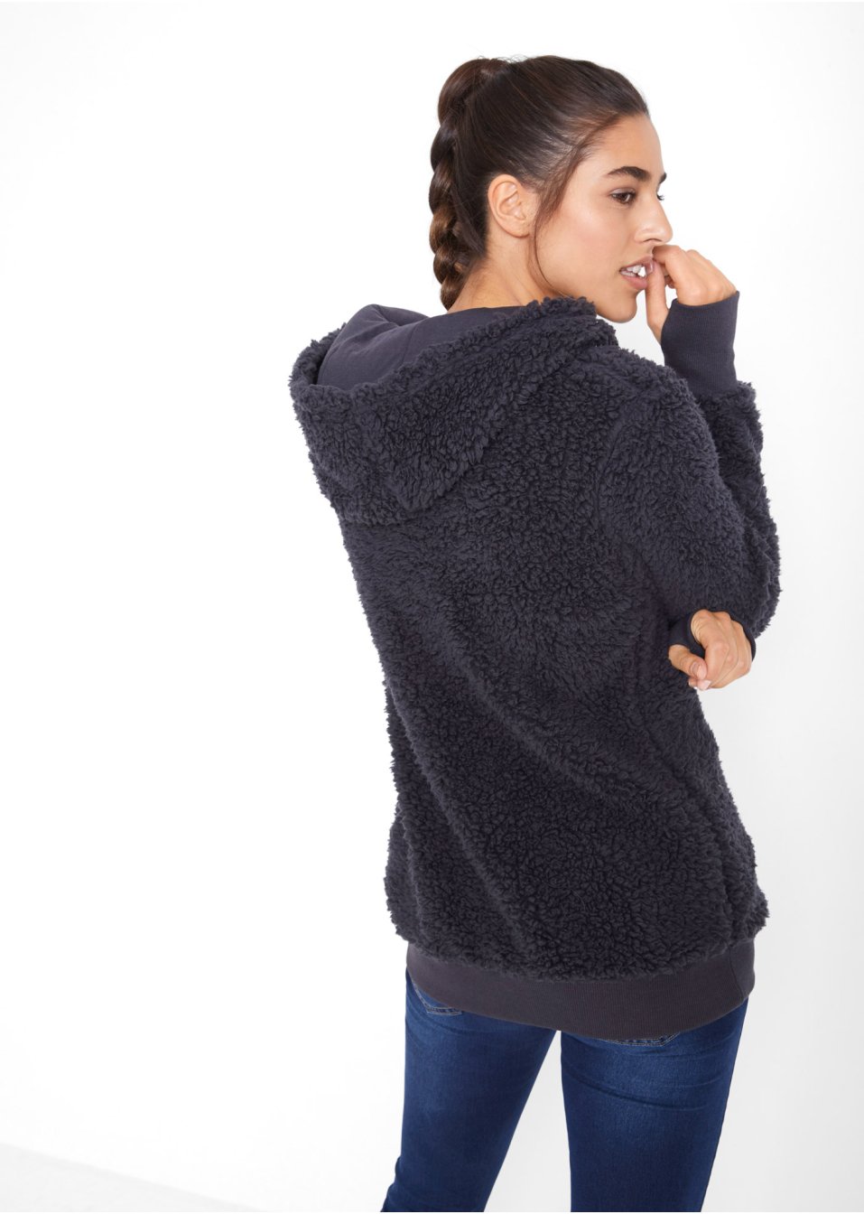 Veste en polaire peluche