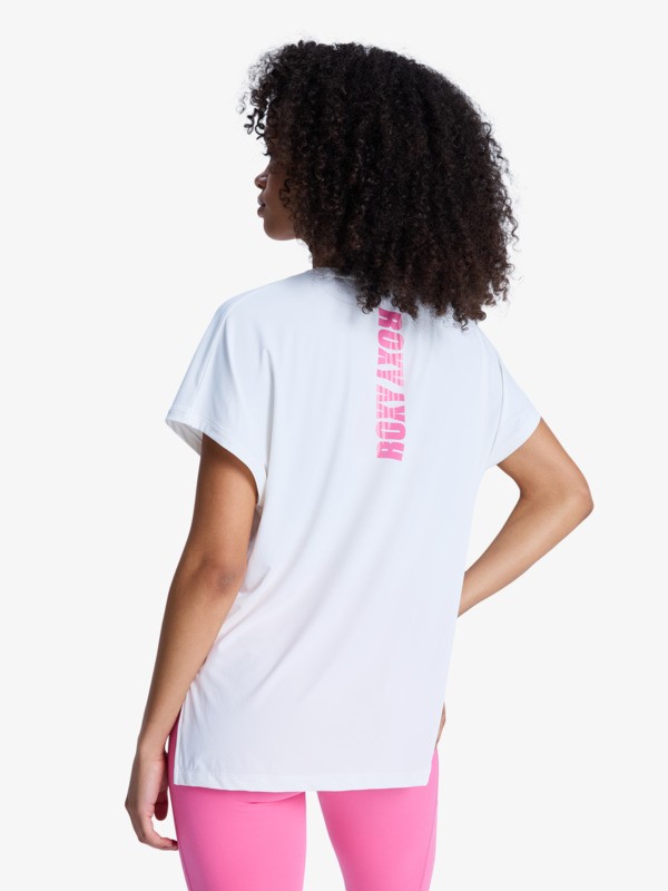 Move Free 2 Haut de sport manches courtes Blanc Femme