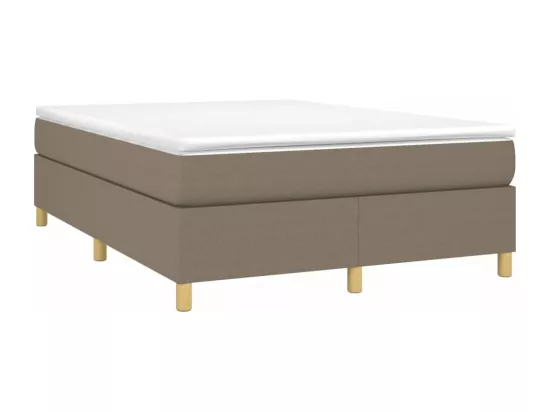 Sommier à lattes de lit Taupe 140x200 cm Tissu