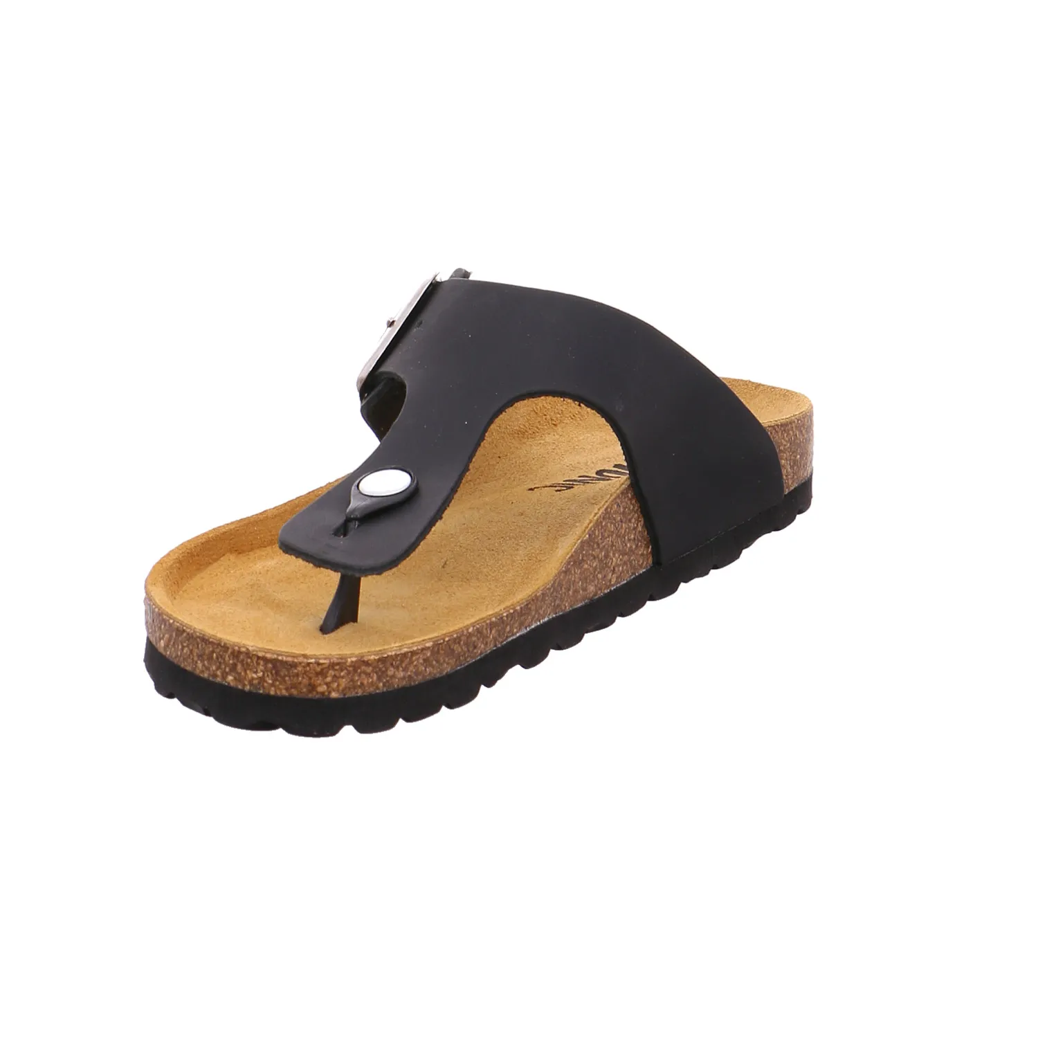 BIOLife Bio-Zehentrenner Schwarz Leder